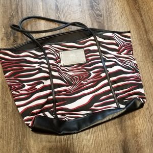 Express Zebra print tote bag